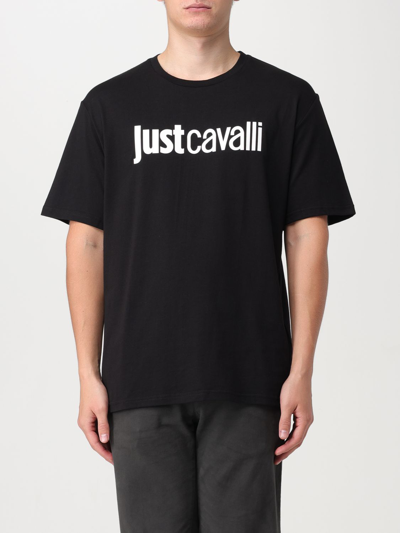 Shop Just Cavalli T-shirt  Men Color Black