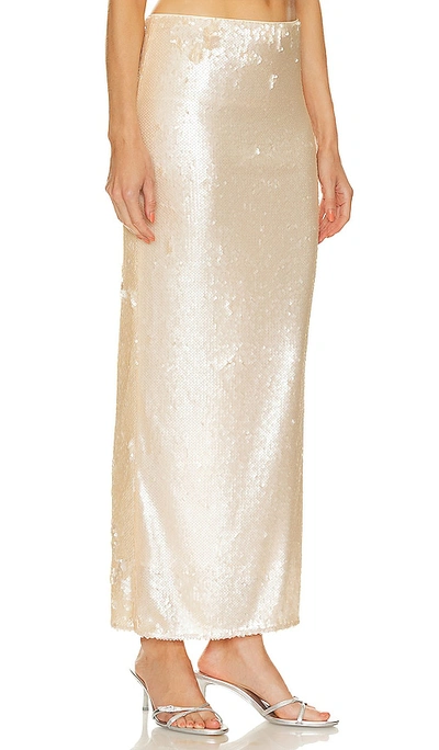 Lovers & Friends X Bridget Lilium Skirt In Beige