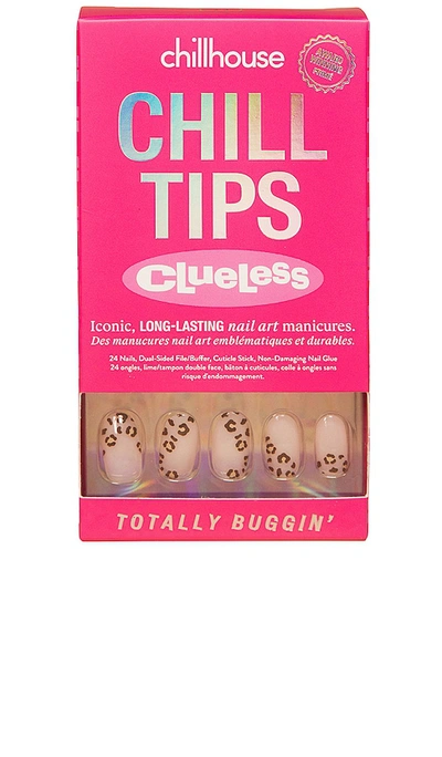 Shop Chillhouse Totally Buggin' Chill Tips Press-on Nails In Neutral