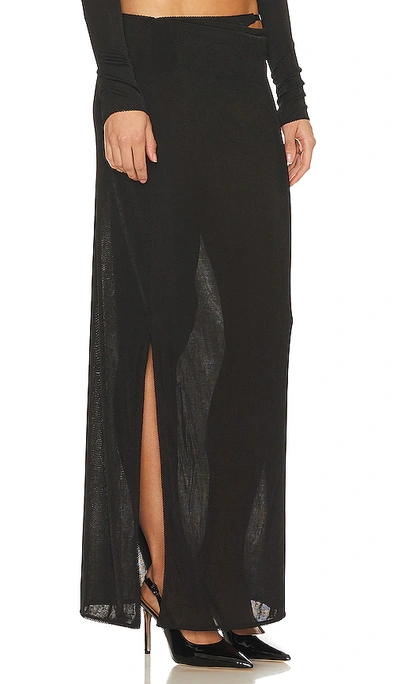 Shop Anna October Kerry Skirt In Black