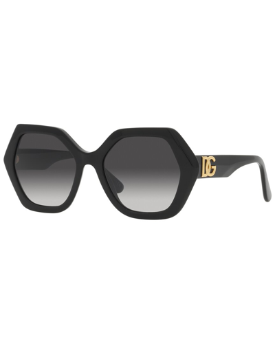 Shop Dolce & Gabbana Women's Dg4406 54mm Sunglasses In Black