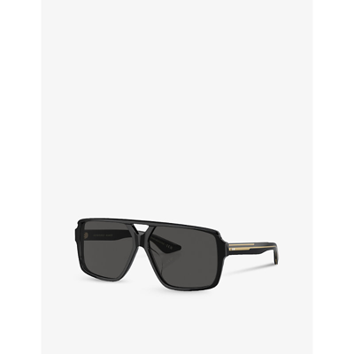 Shop Oliver Peoples Men's Black Ov5520su 1977c Square-frame Acetate Sunglasses