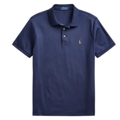 Shop Ralph Lauren Menswear Short Sleeve Polo In Blue