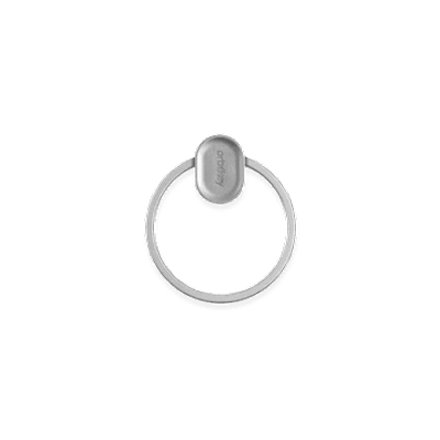 Shop Orbitkey Stainless Steel Key Ring, Silver In Metallic