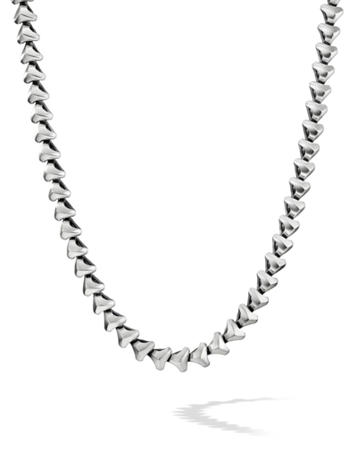 Shop David Yurman Men's Armory Necklace In Sterling Silver
