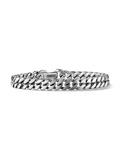 Shop David Yurman Men's Curb Chain Bracelet In Sterling Silver