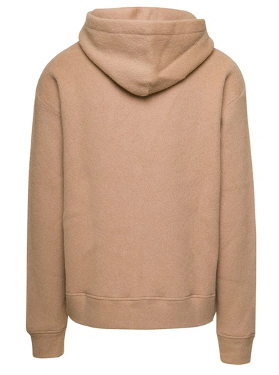 Shop Jil Sander Alpaka Hooded Sweater In Neutrals