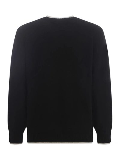 Shop Msgm Sweater In Black