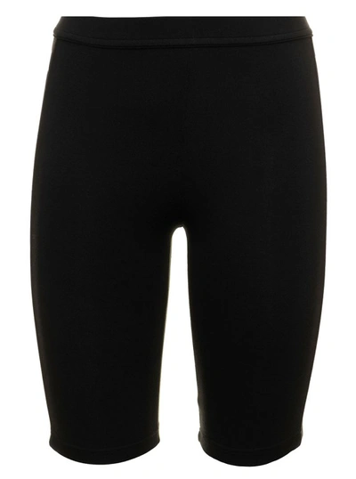 Shop Dsquared2 Bike Stretch Cotton Bermuda Shorts With Logo In Black
