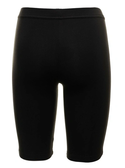 Shop Dsquared2 Bike Stretch Cotton Bermuda Shorts With Logo In Black