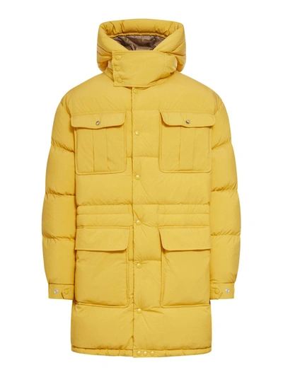 Shop Moncler Genius Jacket In Yellow & Orange
