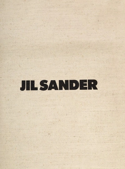 Shop Jil Sander Canvas Logo In Neutrals