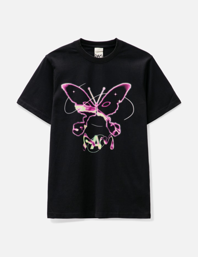 Shop Perks And Mini Cosmic Kiss Short Sleeve T-shirt In Black