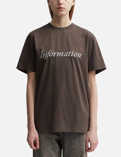 Shop Perks And Mini Info T-shirt In Brown