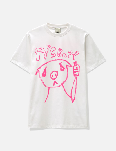 Shop Perks And Mini Pig Baby X P.a.m. Short Sleeve T-shirt In White
