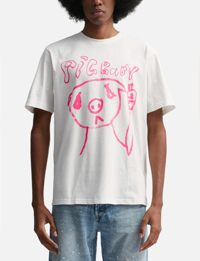 Shop Perks And Mini Pig Baby X P.a.m. Short Sleeve T-shirt In White