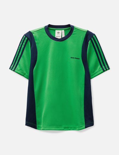 Shop Adidas Originals Wales Bonner Football T-shirt In Green