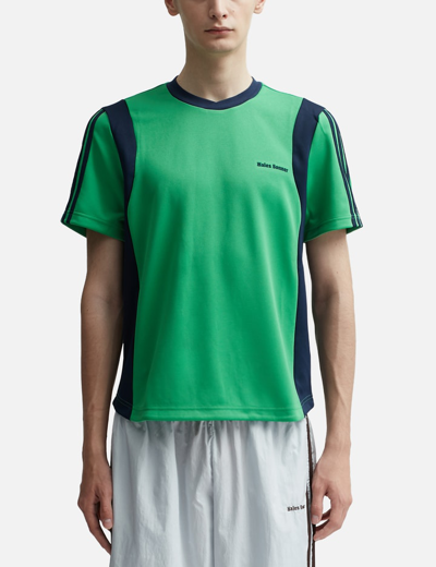 Shop Adidas Originals Wales Bonner Football T-shirt In Green