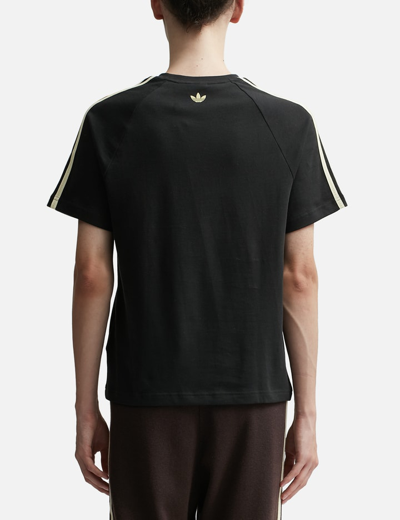 Shop Adidas Originals Wales Bonner Statement Graphic T-shirt In Black