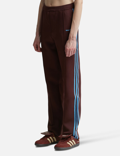 ADIDAS ORIGINALS + Wales Bonner embroidered recycled stretch-piqué pants