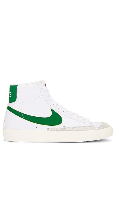 Shop Nike Blazer Mid '77 Vintage Sneaker In White  Pine Green  Sail  & Black