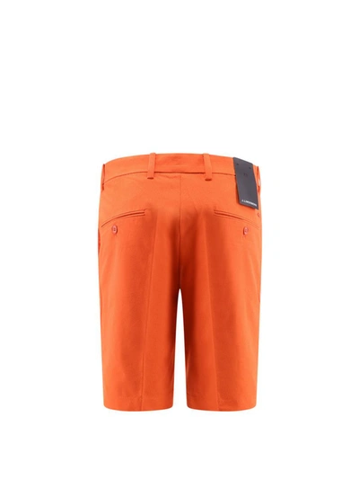 Shop J. Lindeberg J.lindeberg Bermuda Shorts In Orange
