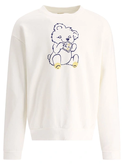 Shop Kapital "peckish" Sweatshirt In White