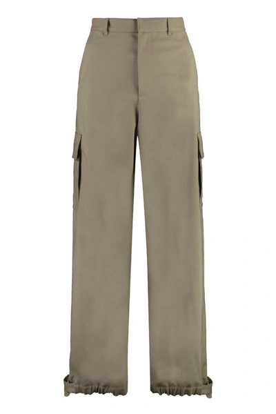Shop Off-white Technical Fabric Cargo Pants In Beige