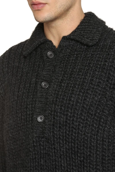 Shop Our Legacy Ribbed Wool Sweater In Grey