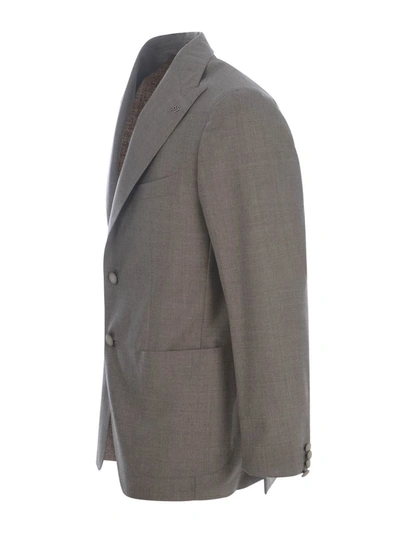 Tagliatore Jacket In Tortora Chiaro
