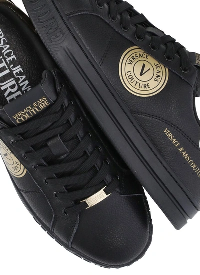 Shop Versace Jeans Couture Sneakers Black