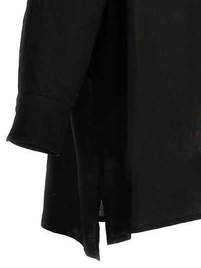Shop Yohji Yamamoto 'classic Big' Shirt In Black