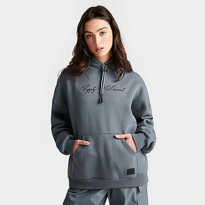 Shop Supply And Demand Women's Saint Hoodie In Grey