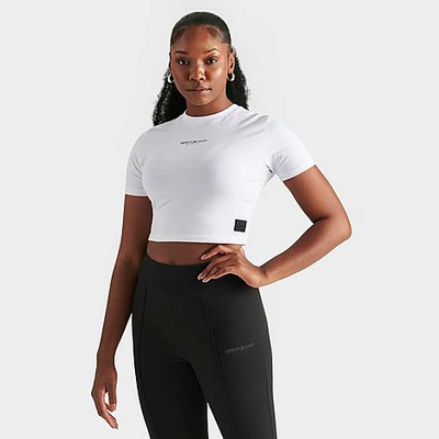 Shop Supply And Demand Women's Strike T-shirt In White/black