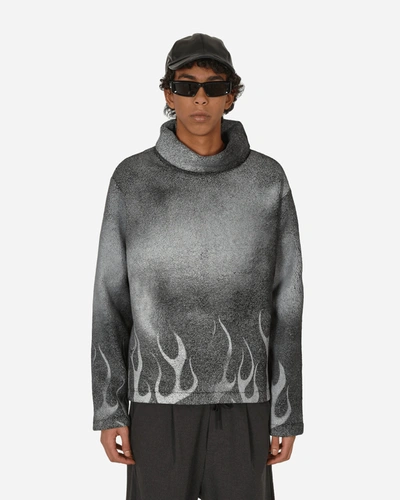 Shop Haydenshapes Dimensions Fleece Funnel Neck Sweater In Black
