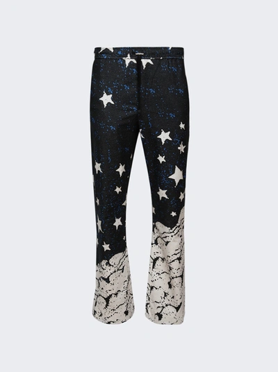 Shop Amiri Crescent Moon Pajama Pant In Multi