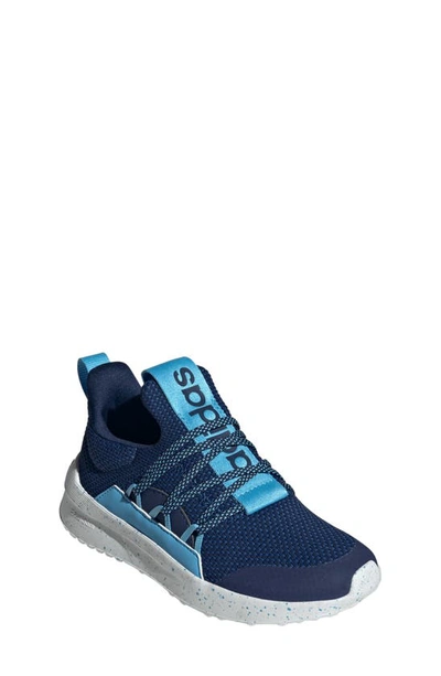 Shop Adidas Originals Kids' Lite Racer Adapt 5.0 Sneaker In Dark Blue/ Royal Blue/ Blue
