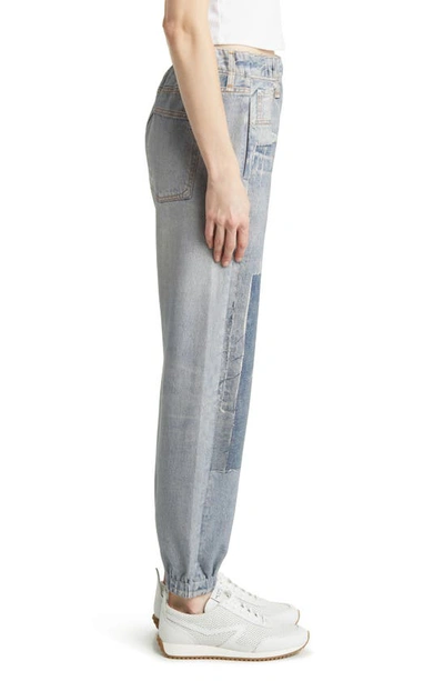 Shop Rag & Bone Miramar Faux Jeans Cotton Joggers In Lex Patch