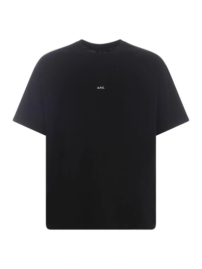 Shop Apc A.p.c.  T-shirts And Polos Black