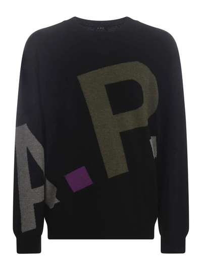 Shop Apc A.p.c.  Sweaters Black