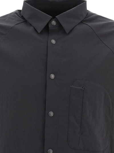 Shop And Wander "fleece Base" Shirt In Black