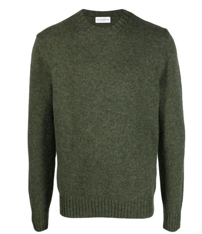 Shop Ballantyne Wool Sweater In Green