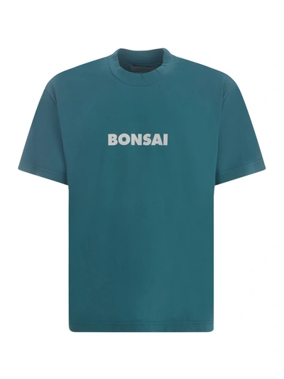 Shop Bonsai T-shirts And Polos In Verde Petrolio
