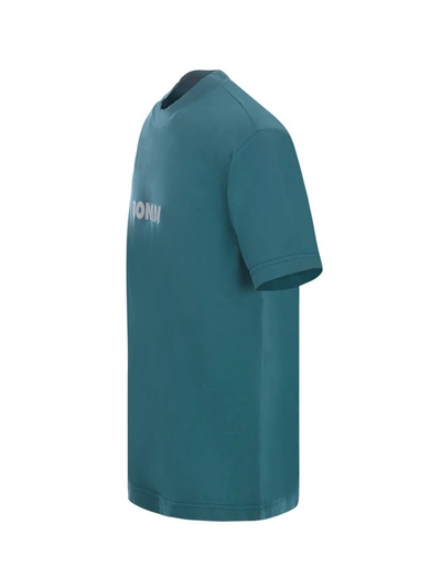 Shop Bonsai T-shirts And Polos In Verde Petrolio