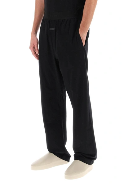 Shop Fear Of God The Lounge Sporty Pants In Black