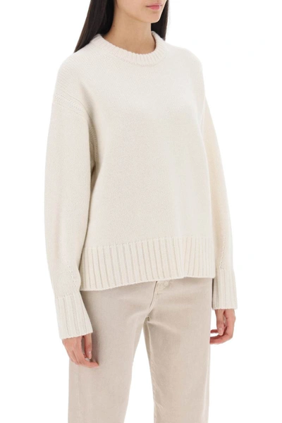 Shop Guest In Residence Crew-neck Sweater In Cashmere In White