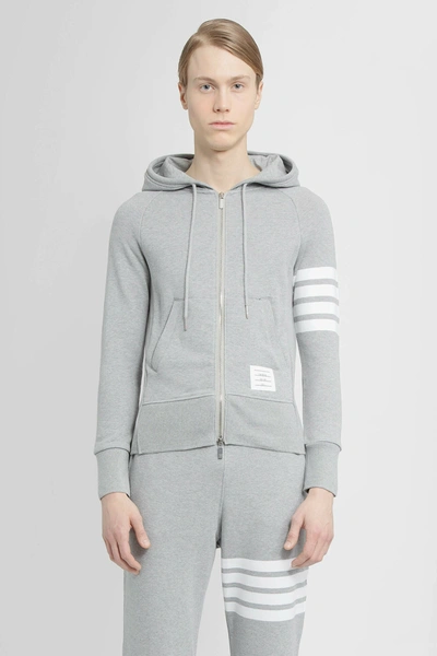 Shop Thom Browne Man Grey Sweatshirts