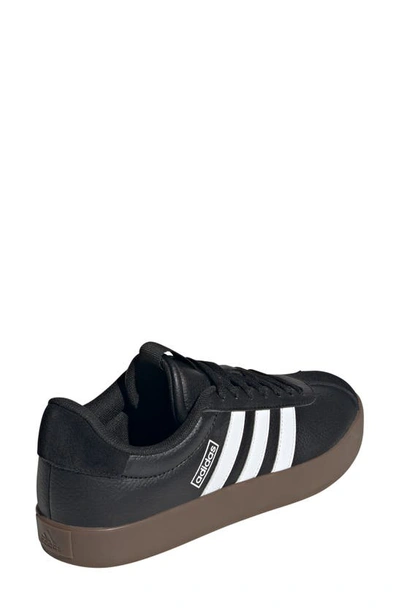 Shop Adidas Originals Vl Court 3.0 Sneaker In Black/ White/ Gum5