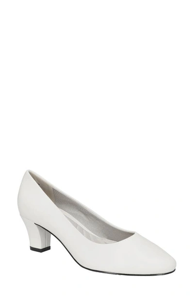 Shop Easy Street Ballari Round Toe Pump In White