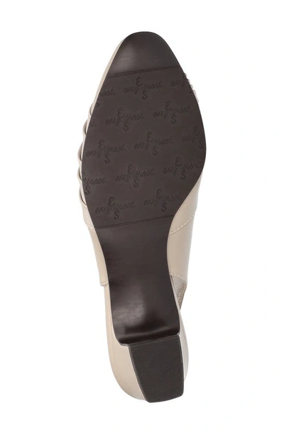 Easy Street Bates Womens Faux Leather Slingback Heels In Mushroom